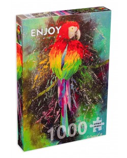 Пъзел Enjoy от 1000 части - Пъстроцветен папагал